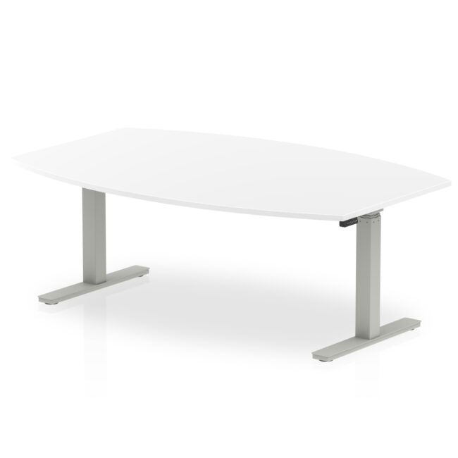High Gloss Writable Boardroom Table Height Adjustable - Image 9
