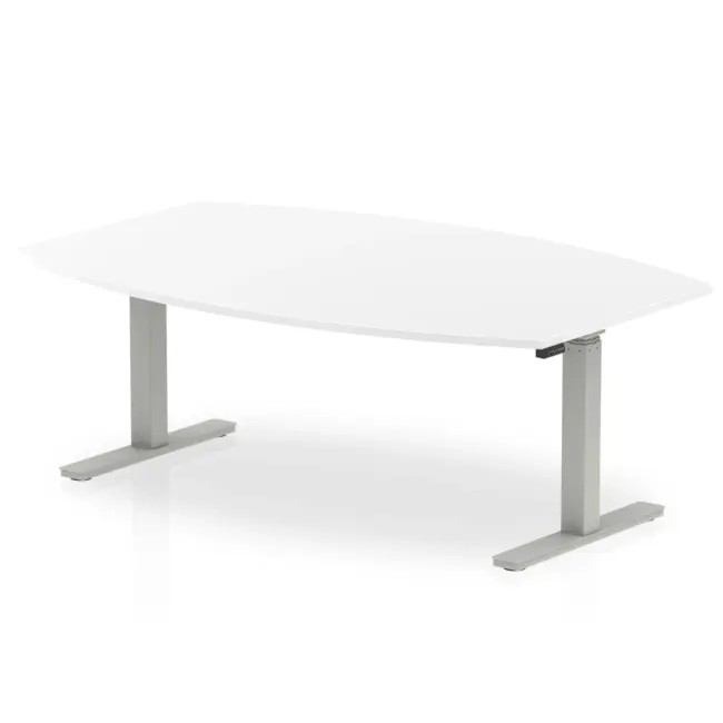 High Gloss Writable Boardroom Table Height Adjustable - Image 9