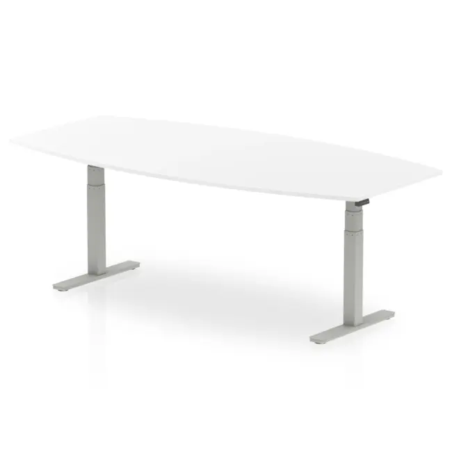 High Gloss Writable Boardroom Table Height Adjustable - Image 19