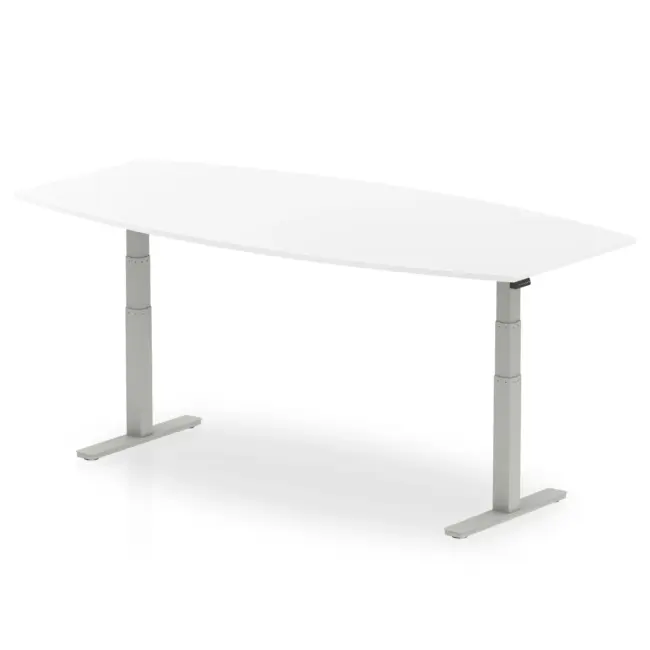 High Gloss Writable Boardroom Table Height Adjustable - Image 20