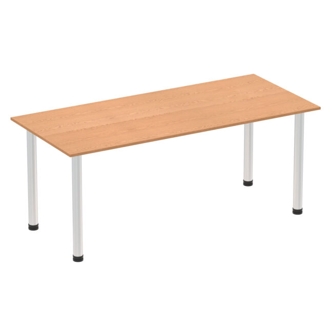 Impulse 1800mm Straight Table With Post Leg - Image 17