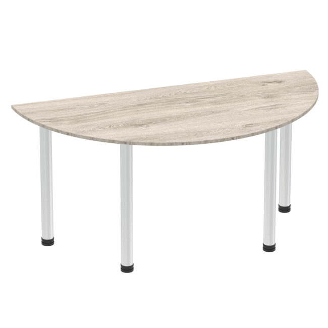 Impulse Semi-Circle Table With Post Leg - Image 7
