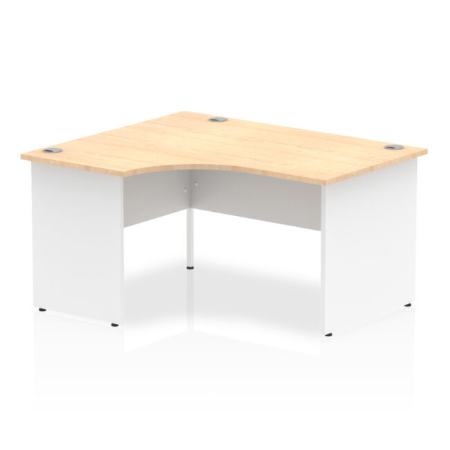 Impulse 1400mm Left Crescent Desk Panel End Leg - Image 6