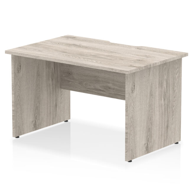Impulse Scalloped Edge 1200mm Straight Desk Panel End Leg - Image 3