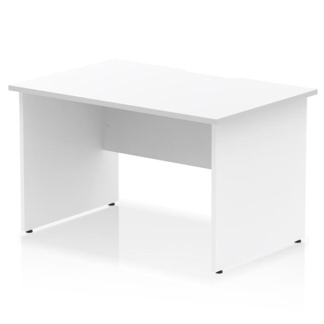 Impulse Scalloped Edge 1200mm Straight Desk Panel End Leg - Image 7