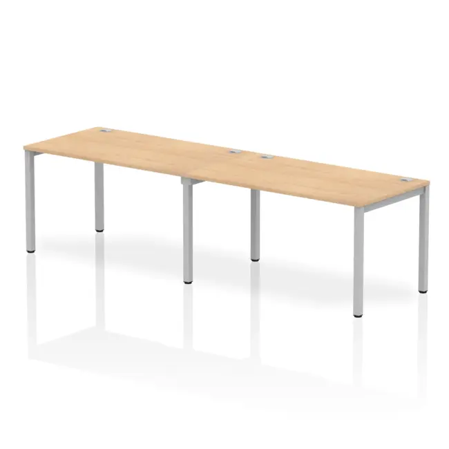 Impulse Single Row Bench Desk - 2 Person - Image 17