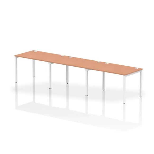 Impulse Single Row Bench Desk - 3 Person - Image 2