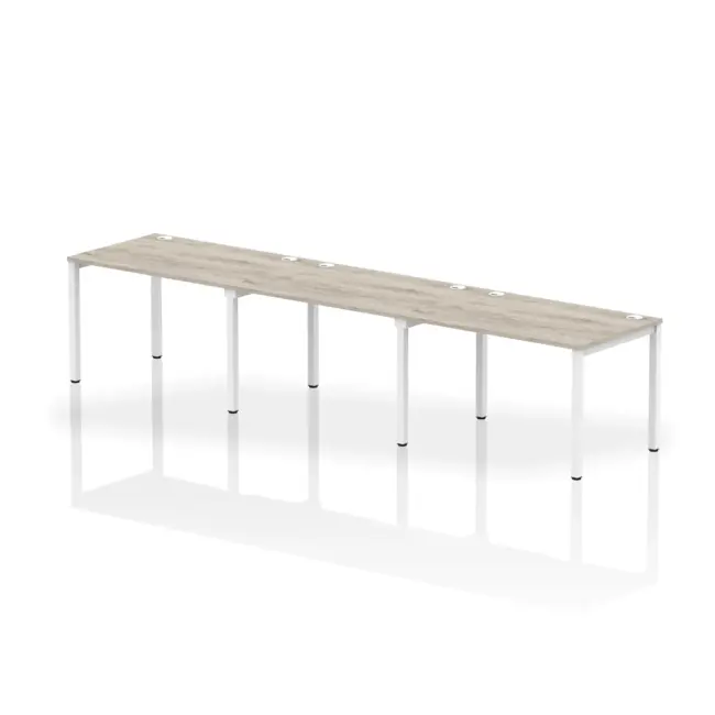Impulse Single Row Bench Desk - 3 Person - Image 4
