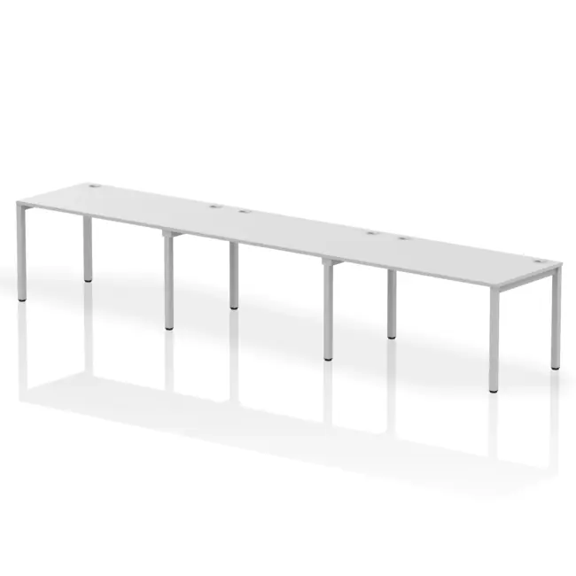 Impulse Single Row Bench Desk - 3 Person - Image 23