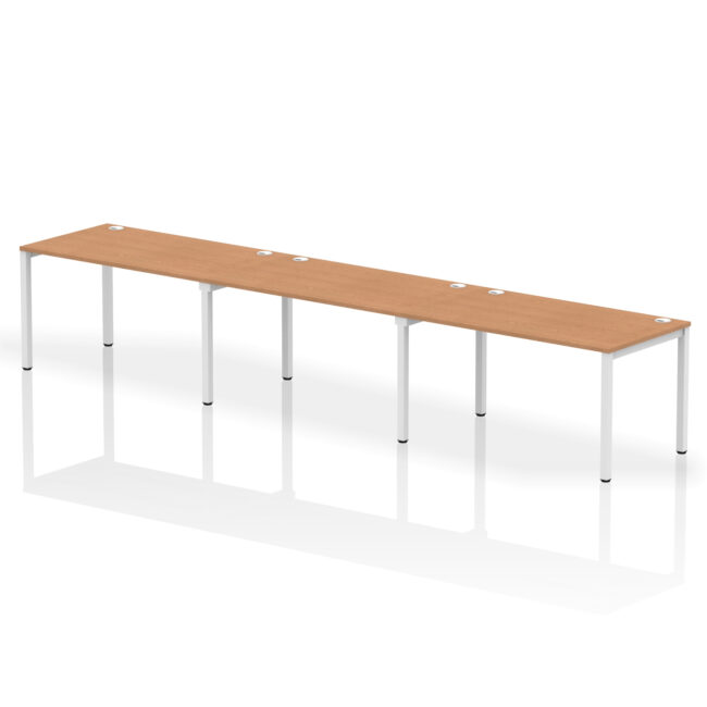 Impulse Single Row Bench Desk - 3 Person - Image 20
