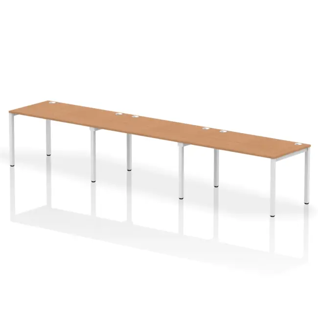 Impulse Single Row Bench Desk - 3 Person - Image 20