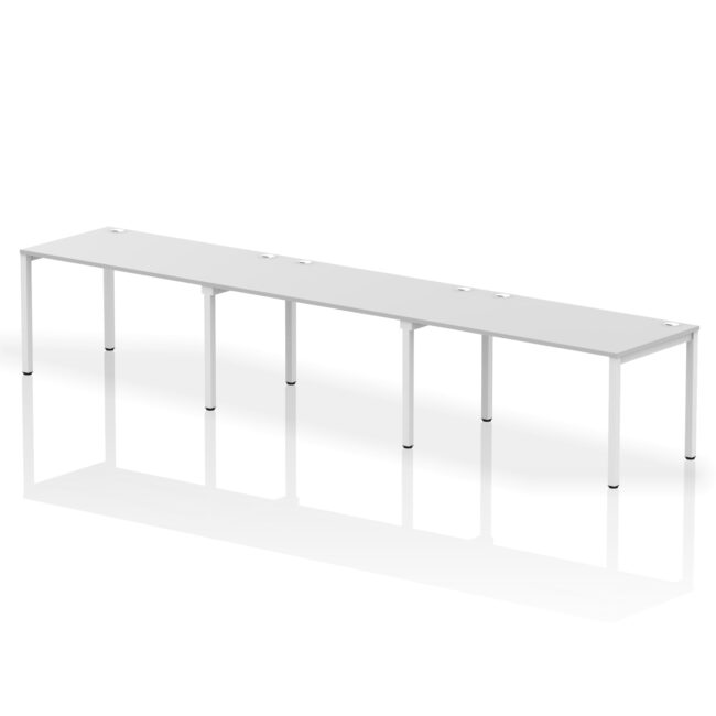 Impulse Single Row Bench Desk - 3 Person - Image 24