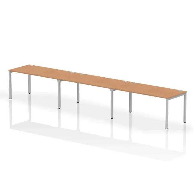 Impulse Single Row Bench Desk - 3 Person - Image 31