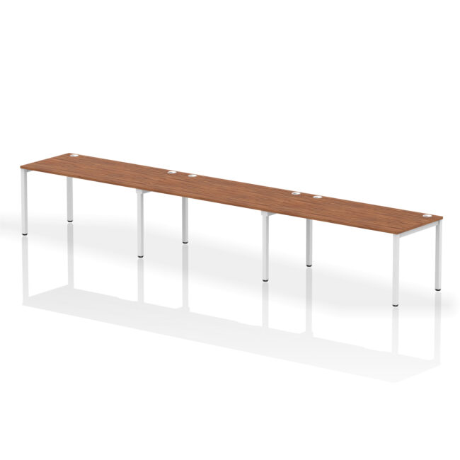 Impulse Single Row Bench Desk - 3 Person - Image 34