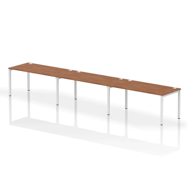 Impulse Single Row Bench Desk - 3 Person - Image 34