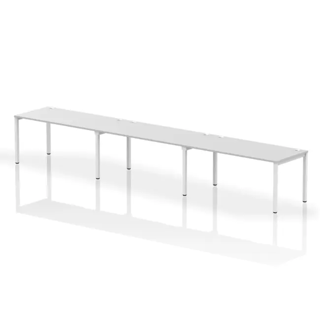 Impulse Single Row Bench Desk - 3 Person - Image 36