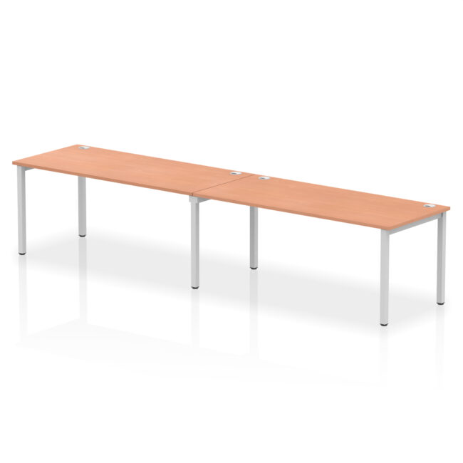 Impulse Single Row Bench Desk - 2 Person - Image 37