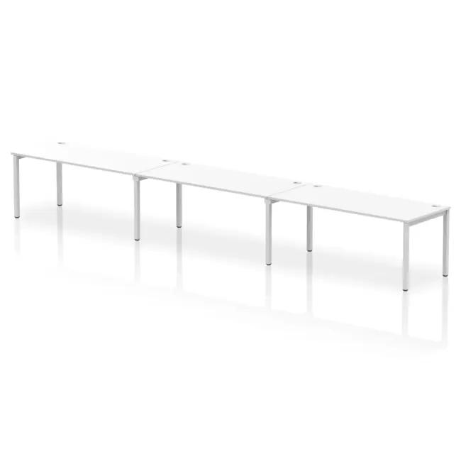 Impulse Single Row Bench Desk - 3 Person - Image 47
