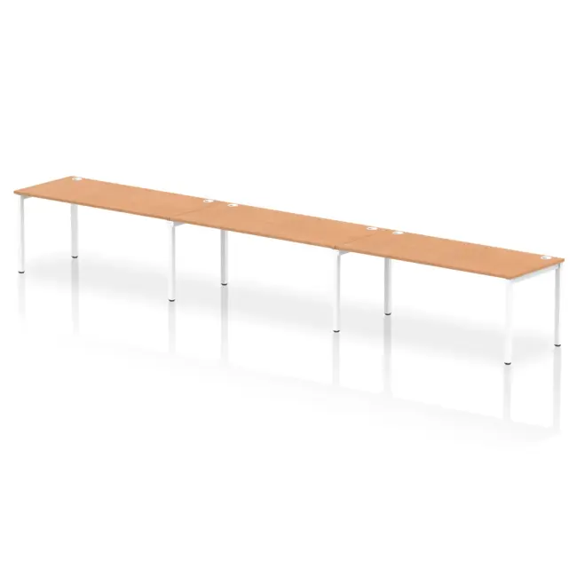 Impulse Single Row Bench Desk - 3 Person - Image 44