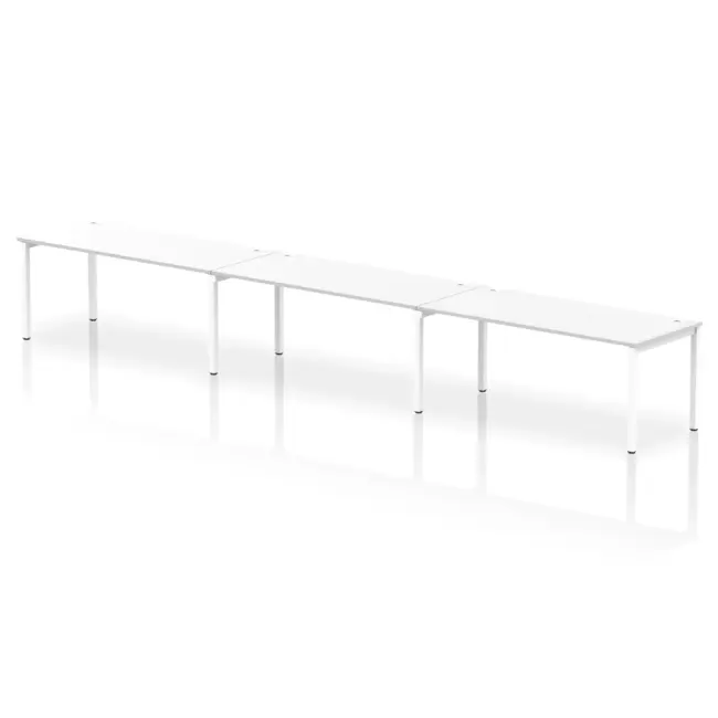 Impulse Single Row Bench Desk - 3 Person - Image 48