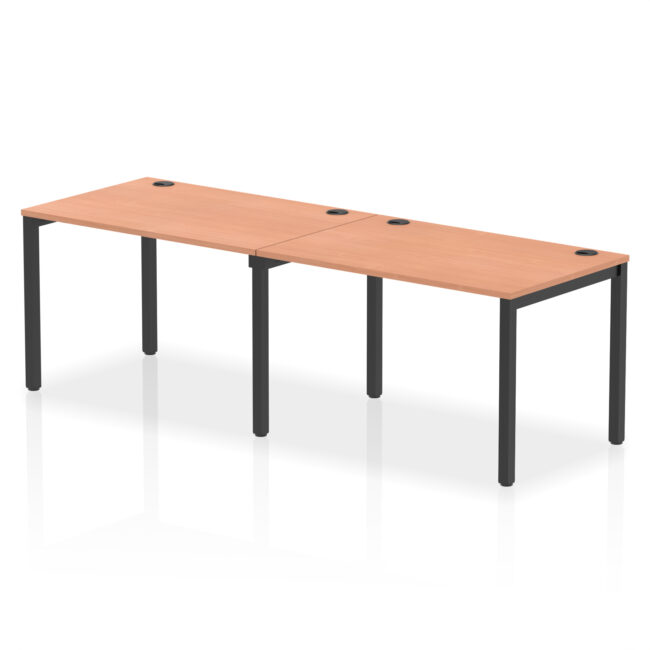 Impulse Single Row Bench Desk - 2 Person - Image 49