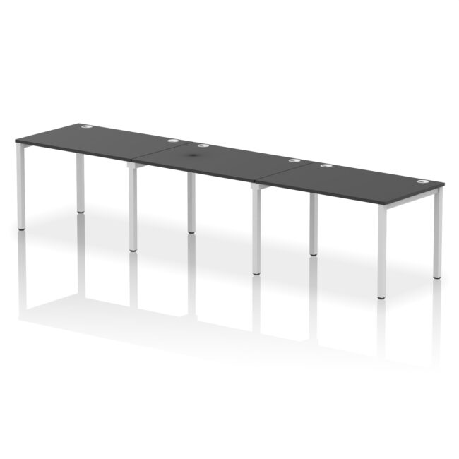 Impulse Single Row Bench Desk - 3 Person - Image 51