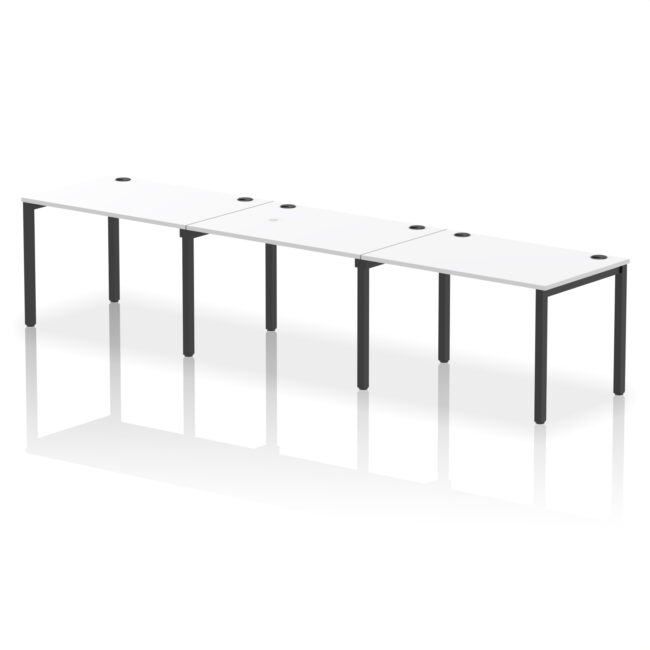 Impulse Single Row Bench Desk - 3 Person - Image 56