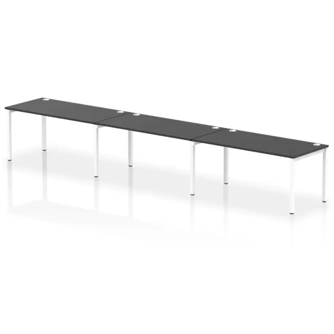 Impulse Single Row Bench Desk - 3 Person - Image 70