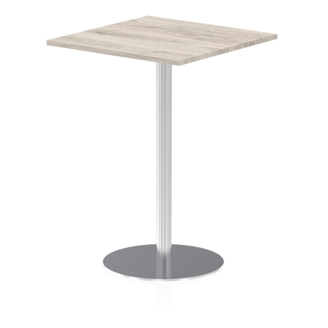 Italia Square Poseur Table Silver Leg - Image 24