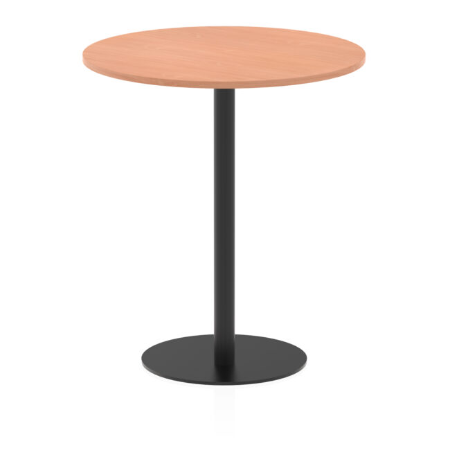 Italia Round Poseur Table Black Leg - Image 31