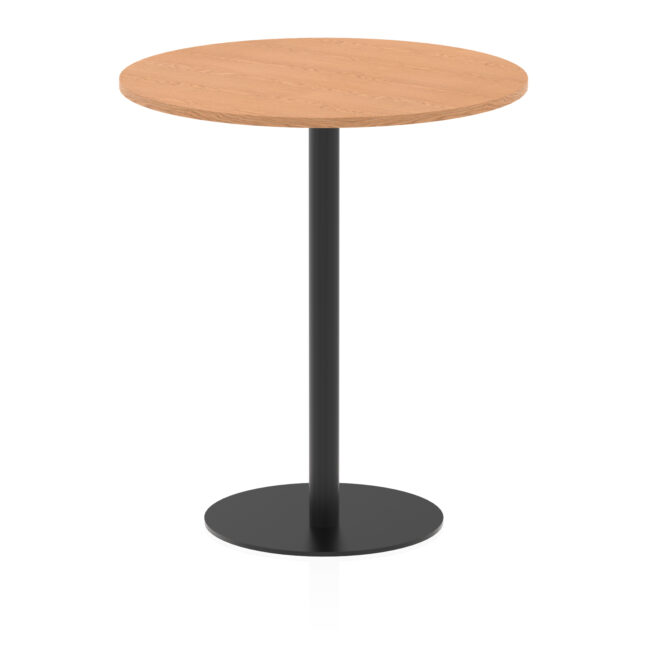 Italia Round Poseur Table Black Leg - Image 35
