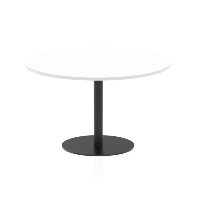Italia Round Poseur Table Black Leg - Image 39