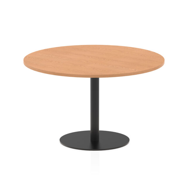 Italia Round Poseur Table Black Leg - Image 41
