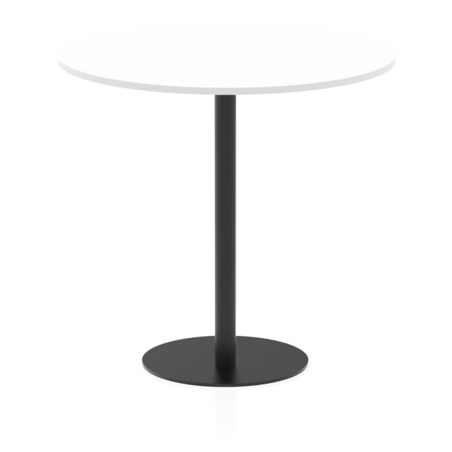 Italia Round Poseur Table Black Leg - Image 45
