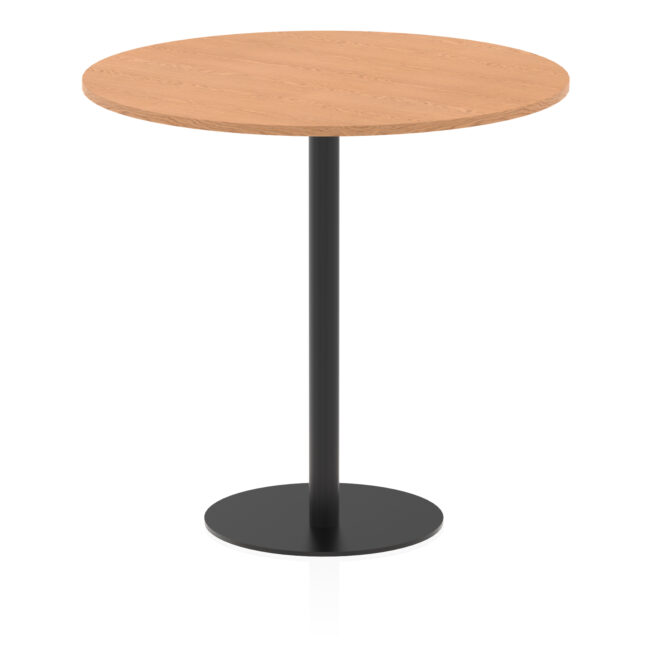Italia Round Poseur Table Black Leg - Image 47