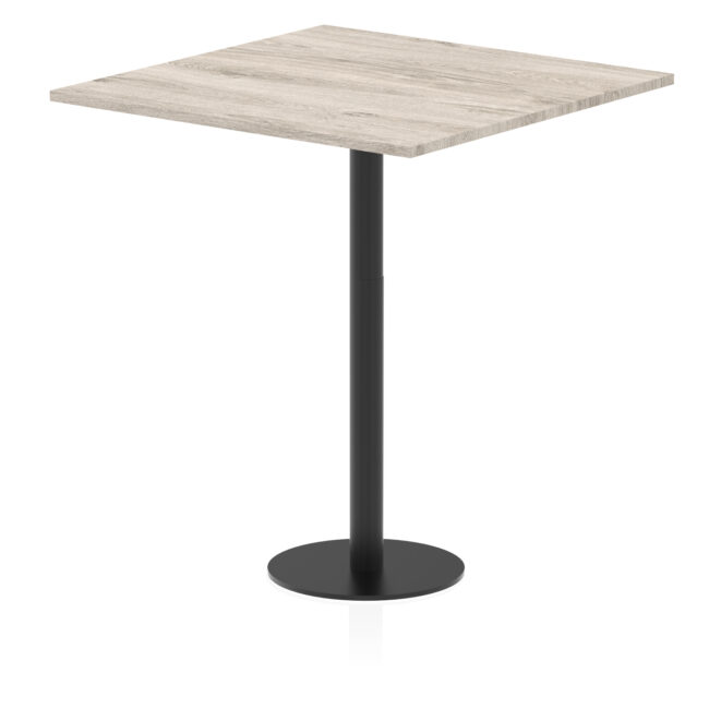 Italia Square Poseur Table Black Leg - Image 36