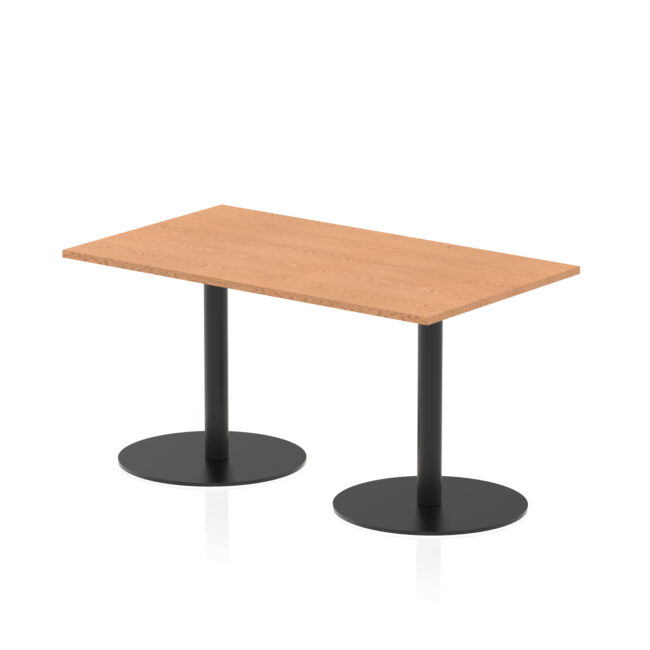 Italia Rectangular Poseur Table Black Leg - Image 17