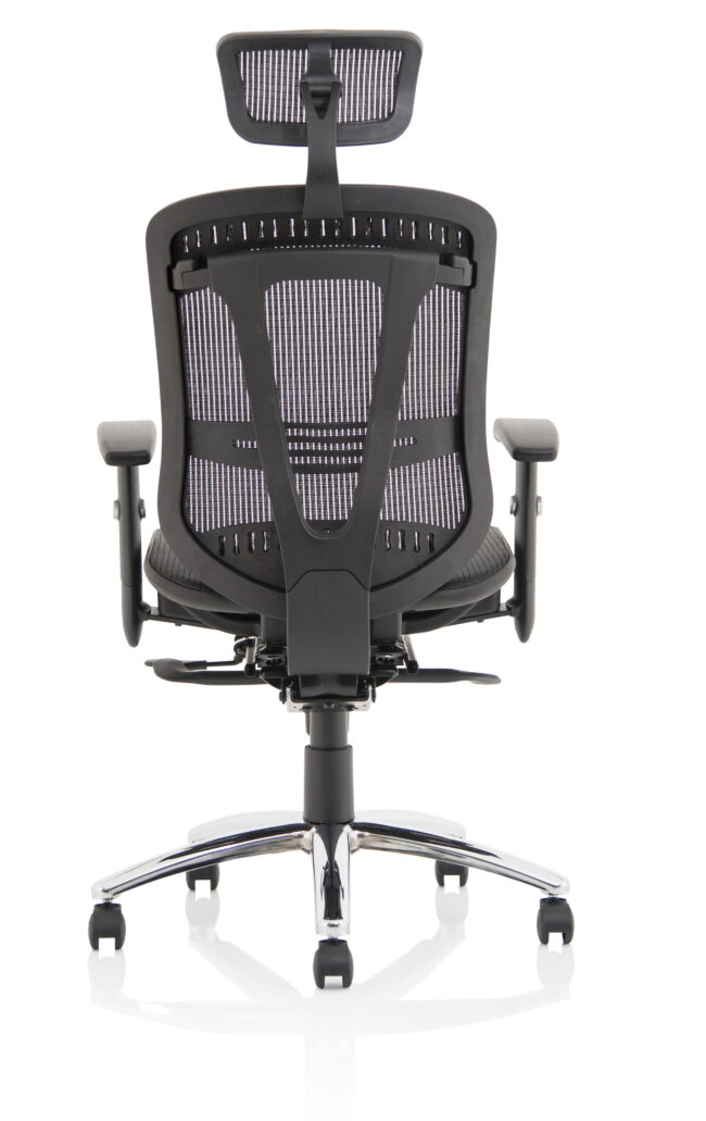 Mirage II Mesh Back Task Operator Office Chair with Height Adjustable Arms - Image 6