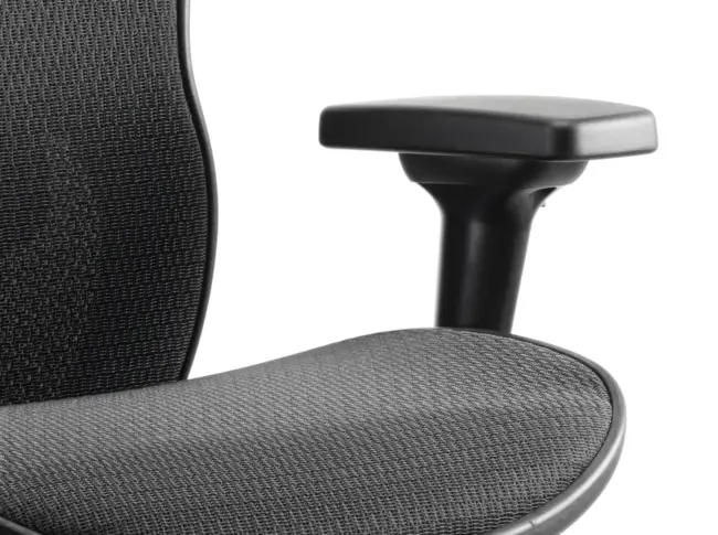 Stealth Shadow High Mesh Back Ergonomic Posture Chair with Arms - Image 11