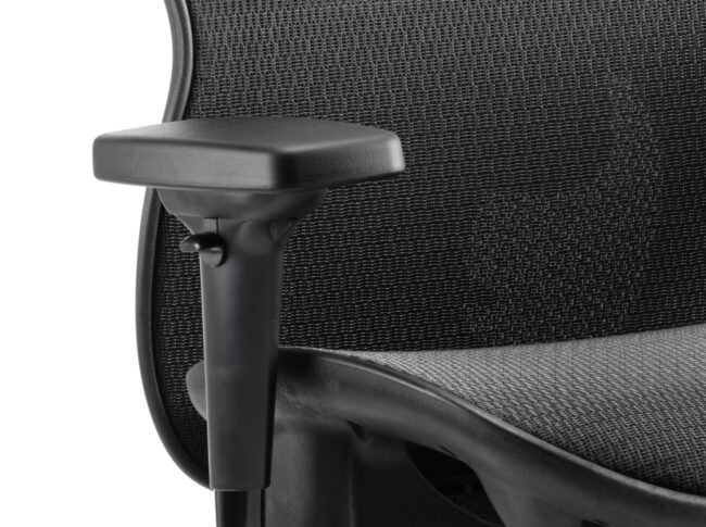Stealth Shadow High Mesh Back Ergonomic Posture Chair with Arms - Image 10