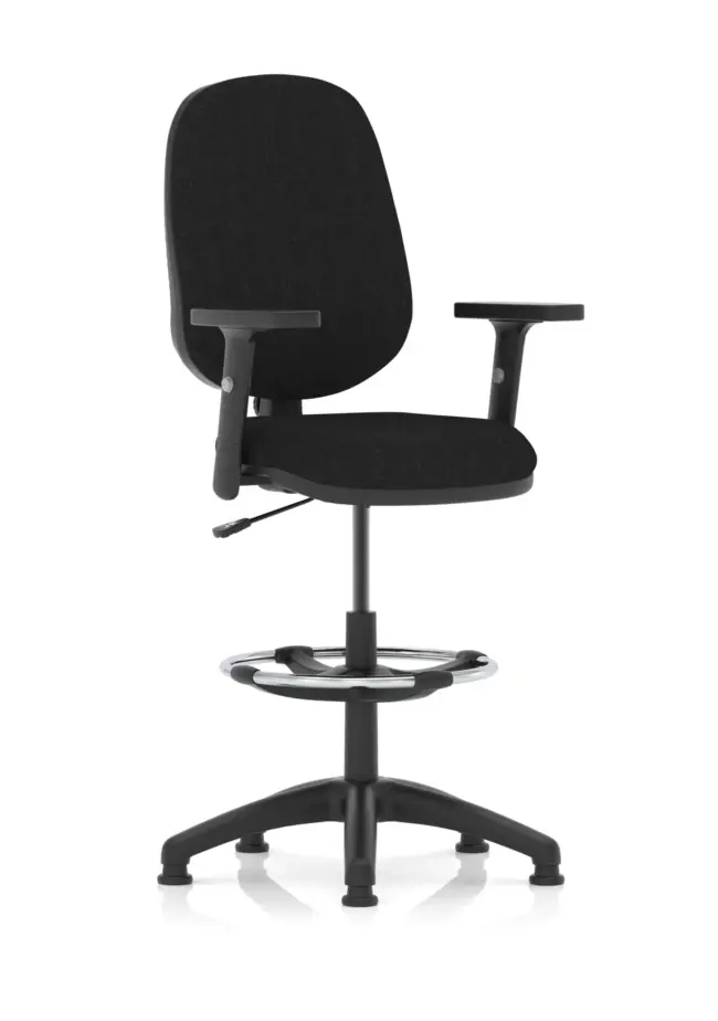 Eclipse Plus I Medium Back Task Operator Office Chair with Hi Rise Draughtsman Kit - Image 7