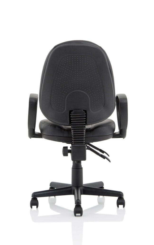 Jackson Medium Back Black Leather Task Operator Office Chair - Image 22