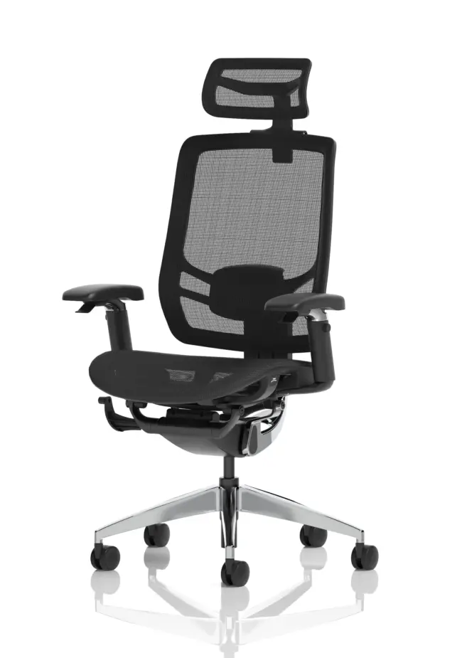 Ergo Click High Back Ergonomic Posture Office Chair with Arms - Image 3