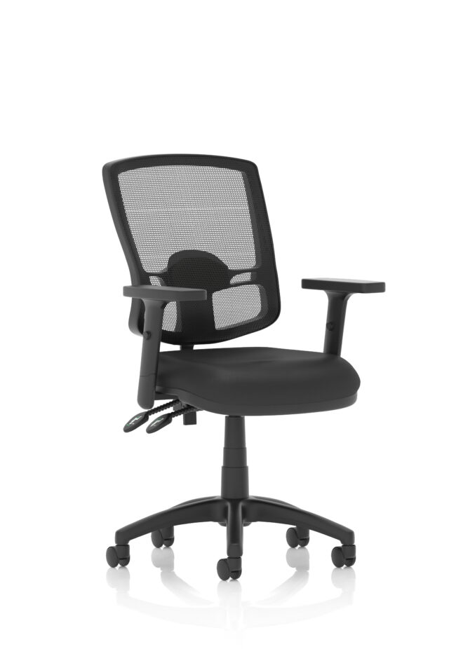 Eclipse Plus II Deluxe Mesh Back Task Operator Office Chair - Image 26