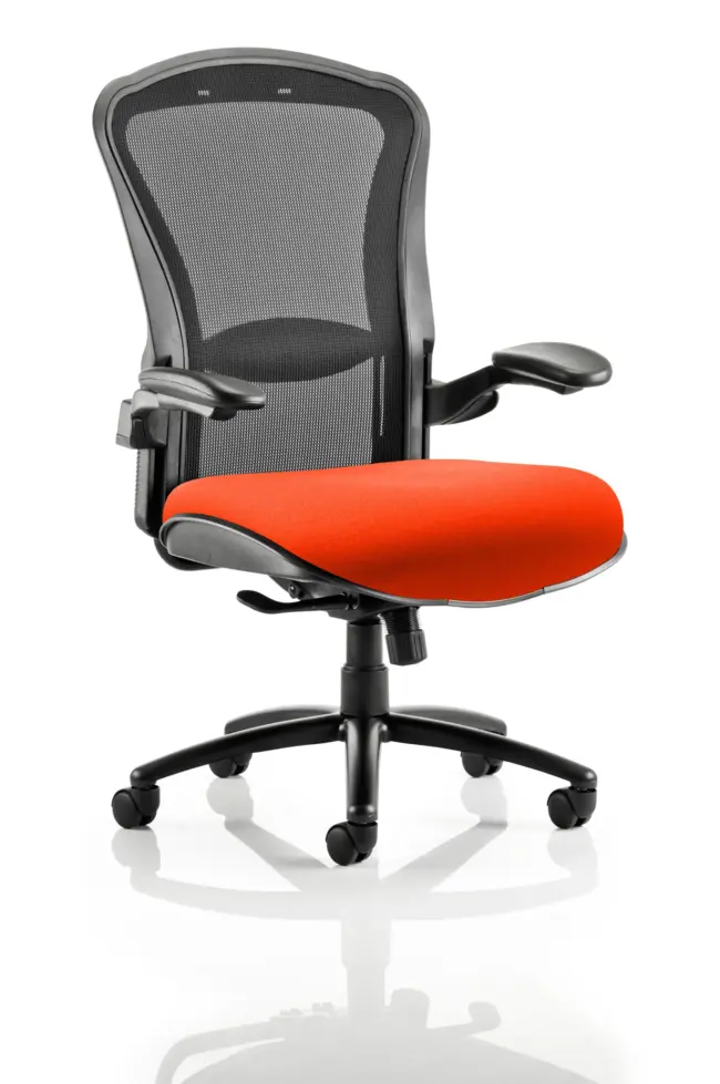 Houston High Mesh Back Heavy Duty Task Operator Office Chair with Arms - Image 8