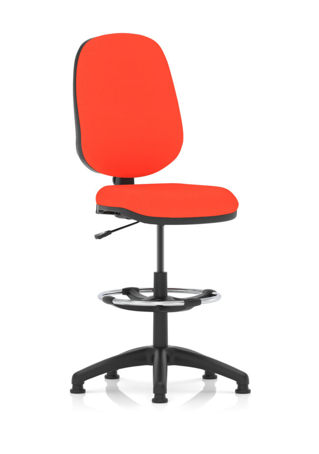 Eclipse Plus I Medium Back Task Operator Office Chair with Hi Rise Draughtsman Kit - Image 13
