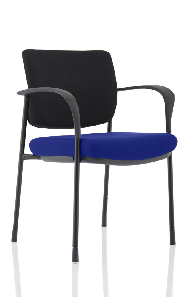 Brunswick Deluxe Medium Back Stacking Visitor Office Chair with Arms - Image 6