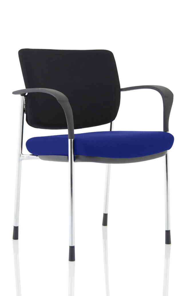 Brunswick Deluxe Medium Back Stacking Visitor Office Chair with Arms - Image 14