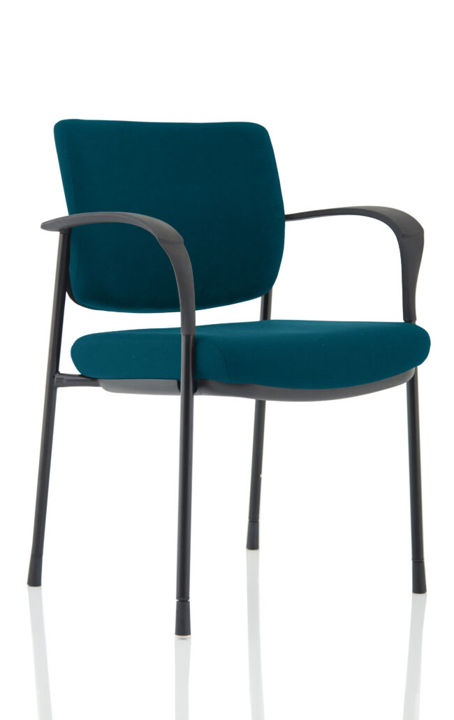 Brunswick Deluxe Medium Back Stacking Visitor Office Chair with Arms - Image 19