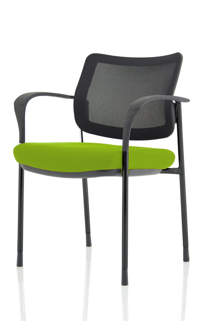 Brunswick Deluxe Medium Back Stacking Visitor Office Chair with Arms - Image 40